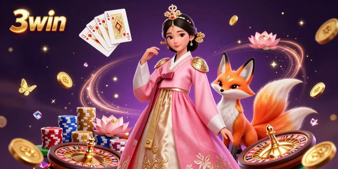 Spin and win with 3win at an exciting casino scene brimming with games and rewards.