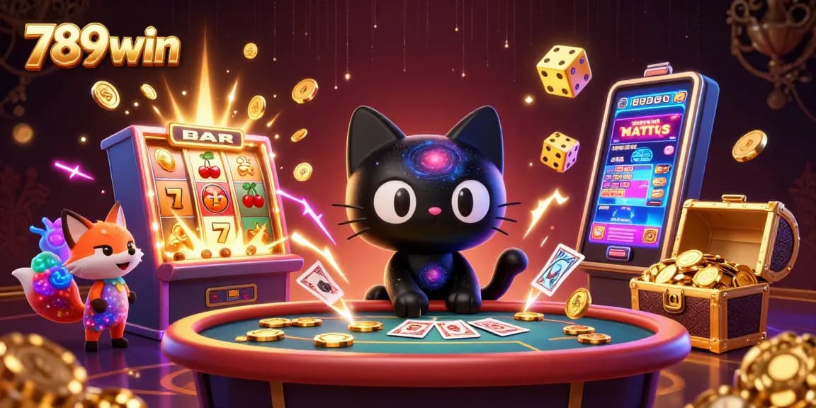 Engage with 789win at this vibrant cosmic casino featuring captivating characters and dynamic game elements.