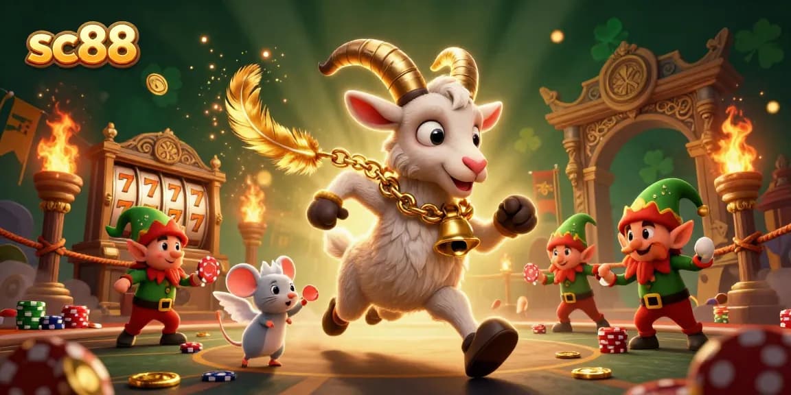 Engage with sc88’s festive Krampus casino scene featuring mischievous elf gremlins and wild gameplay.