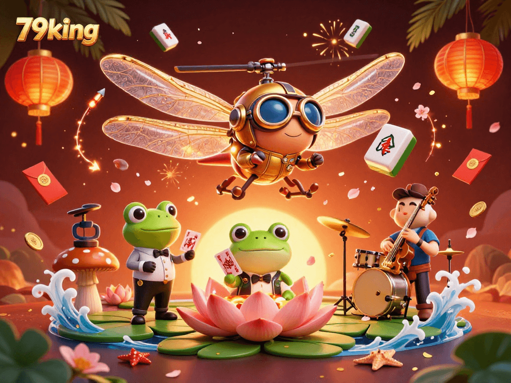 Engage in exciting games at 79king with vibrant characters and stunning visuals in a lively casino setting.
