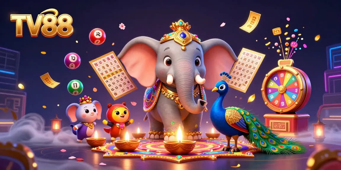 Engage with TV88's vibrant gambling world featuring dynamic lottery elements.