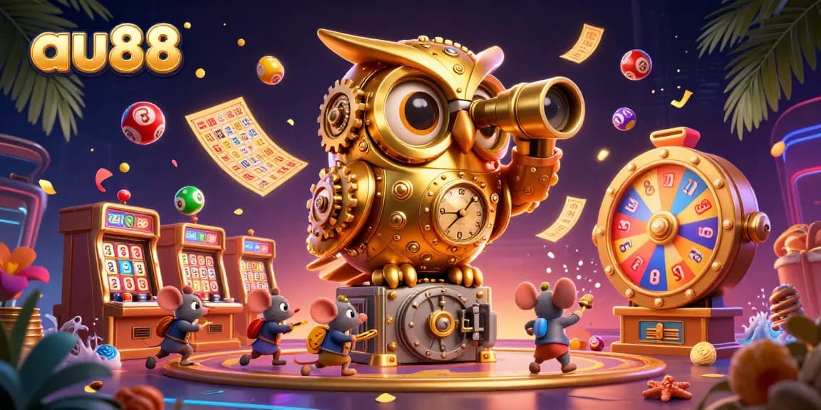 Experience the thrill of au88 gaming with vibrant illustrations of casino excitement and engaging characters.