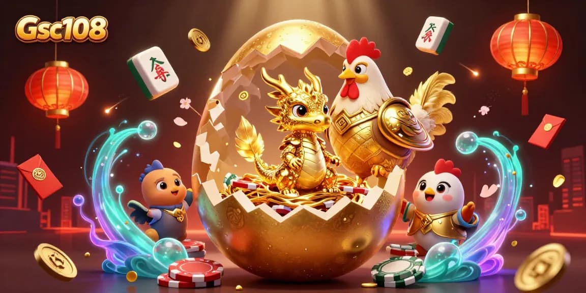 Engage with Gsc108's online casino universe featuring golden treasures and dynamic animations.