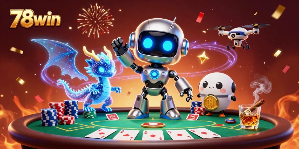 Engage in thrilling poker action with 78win's vibrant and dynamic casino scene.