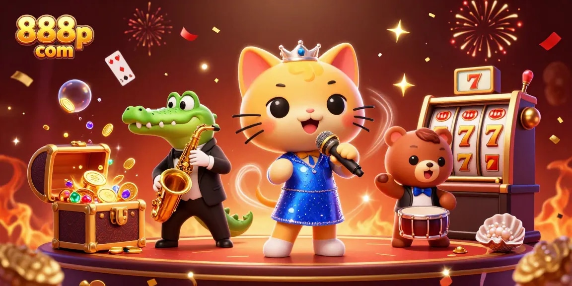 Engage in excitement at 888p com casino with vibrant characters and thrilling gaming elements.