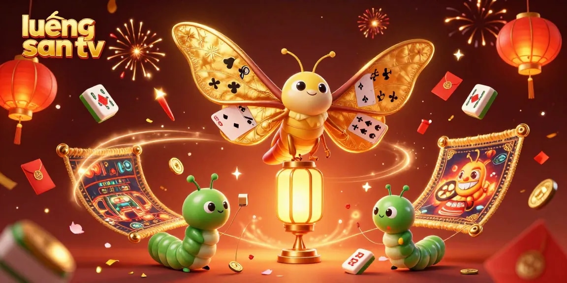 Lương Sơn TV showcases exciting sports betting action with vibrant, animated casino elements.