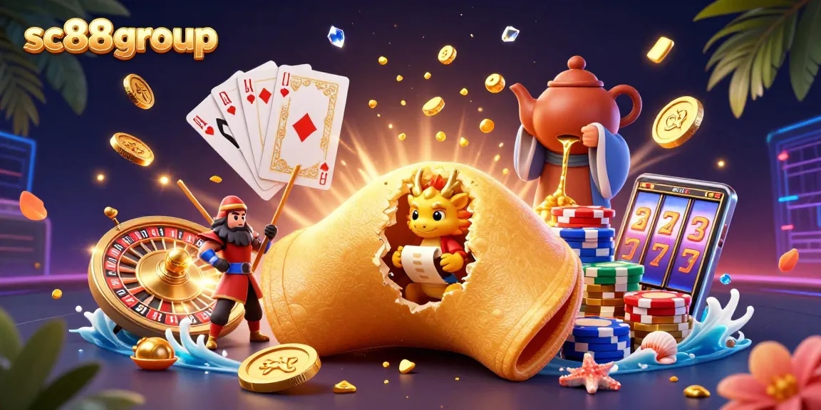 Engage with exciting gaming moments at sc88group, featuring vibrant casino elements and extraordinary characters.