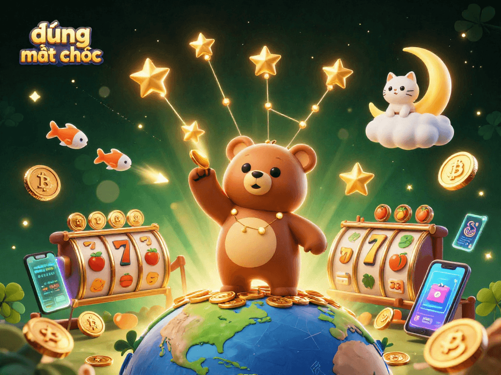Engage with đường mạt chước symbols while scooping coins in vibrant casino illustration