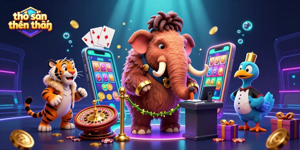 Experience the thrill of thợ săn tiền thưởng with colorful slot games and a vibrant casino atmosphere.