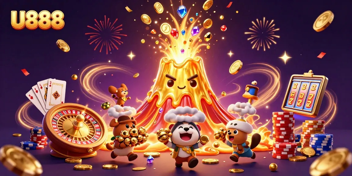 Experience thrilling wins at U888 with vibrant gaming elements and dynamic treasures.