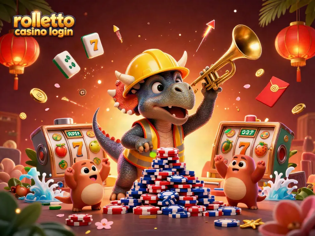 Experience the excitement of Rolletto Casino login with vibrant characters celebrating casino wins!