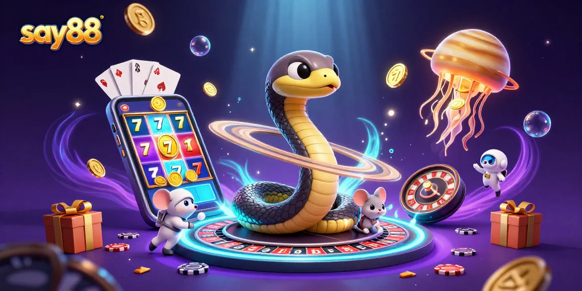Experience excitement at say88 with a thrilling roulette scene and winning slot games in a cosmic casino