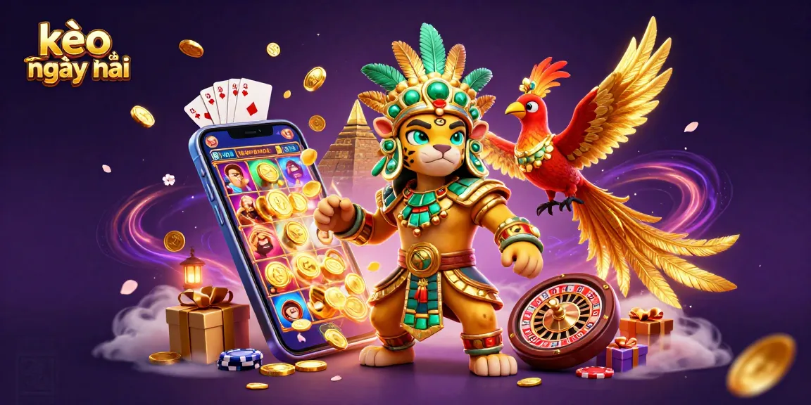 Engage with kèo nhà cái ngày mai through vibrant 3D gaming scenes filled with excitement and action.