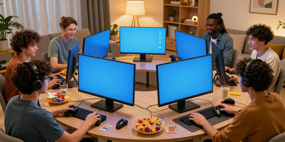 Friends playing HITCLUB card game in a cozy living room with modern decor.