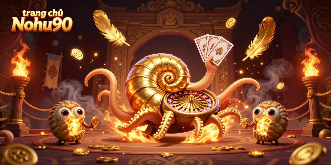 Experience the vibrant dynamic of gaming at trang chủ Nohu90 with luminous characters and exciting casino elements.
