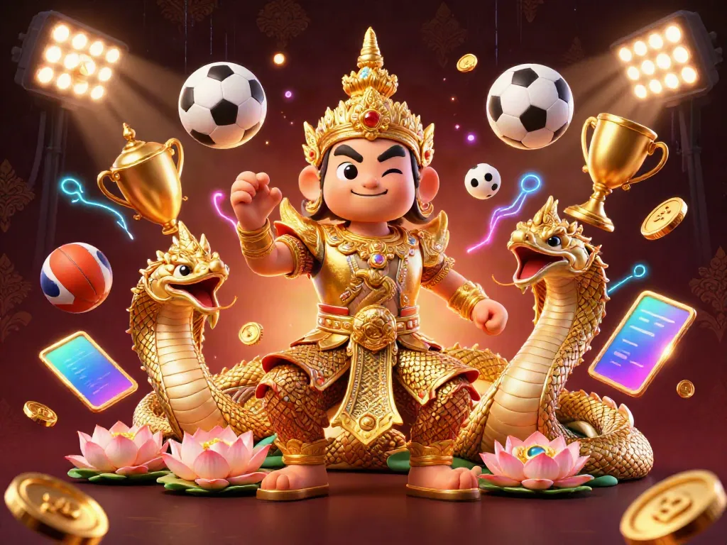 S8 players winning big with exciting games featuring a golden guardian and vibrant sports elements.