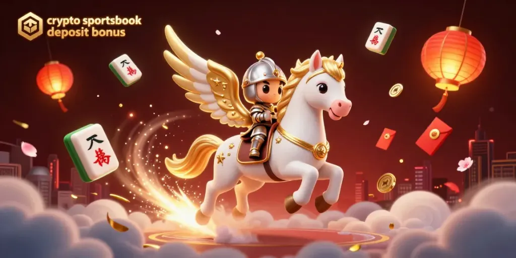 Experience the excitement of the crypto sportsbook deposit bonus in this vibrant scene with dynamic characters.
