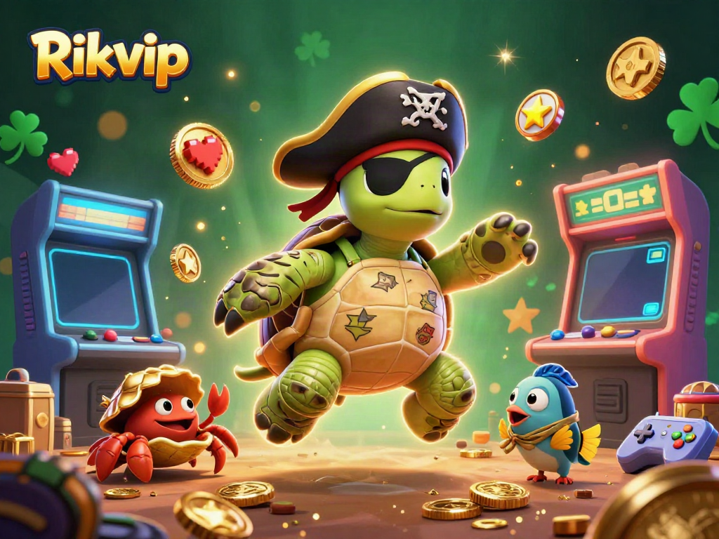 Experience the excitement at Rikvip with vibrant 3D casino characters and dynamic gaming elements.