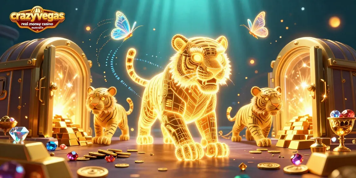 Experience the thrill of winning at crazyvegas real money casino australia with vibrant casino art.