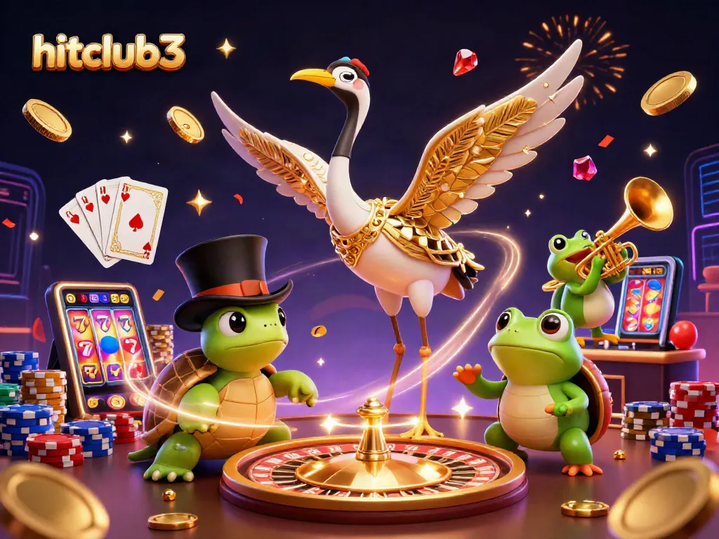 Engage in thrilling action at hitclub3 with vibrant casino characters, jackpots, and winning moments.