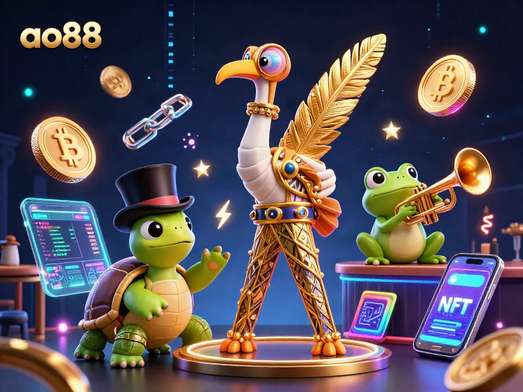 Experience ao88's immersive gaming environment with vibrant characters and high-stakes excitement.