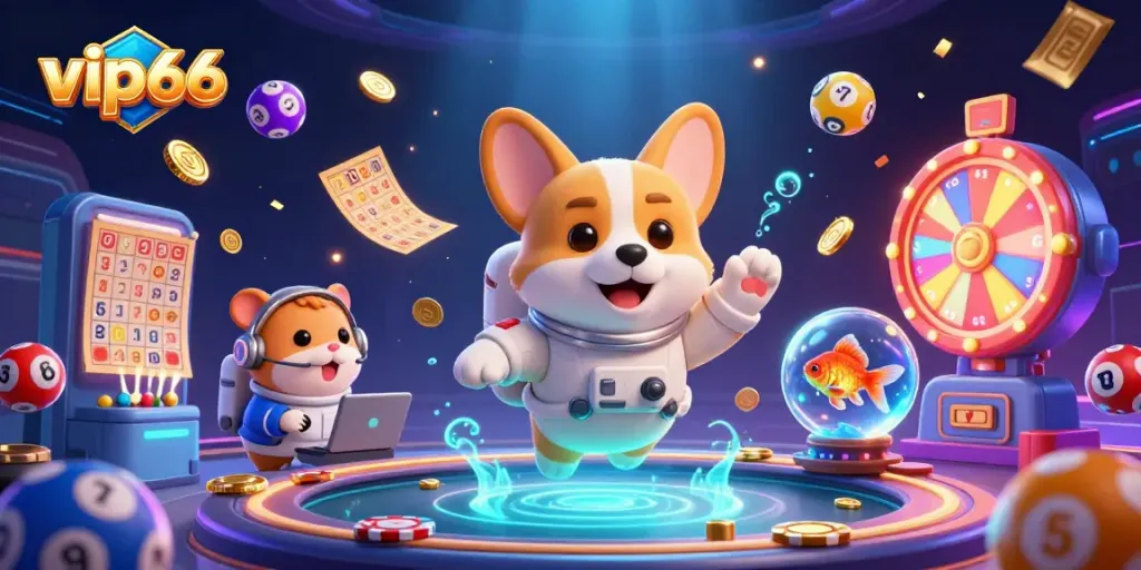 Experience thrilling games at vip66 with immersive elements like floating poker chips and vibrant betting motifs.