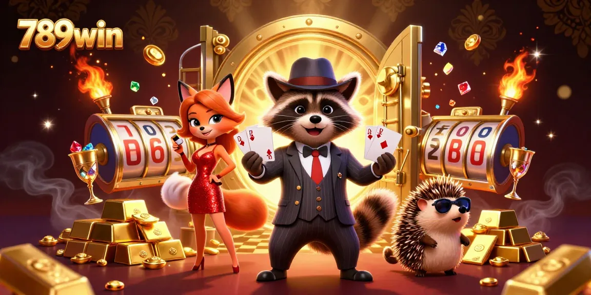 Experience thrilling wins at 789win with vibrant characters and dazzling slot elements in action.