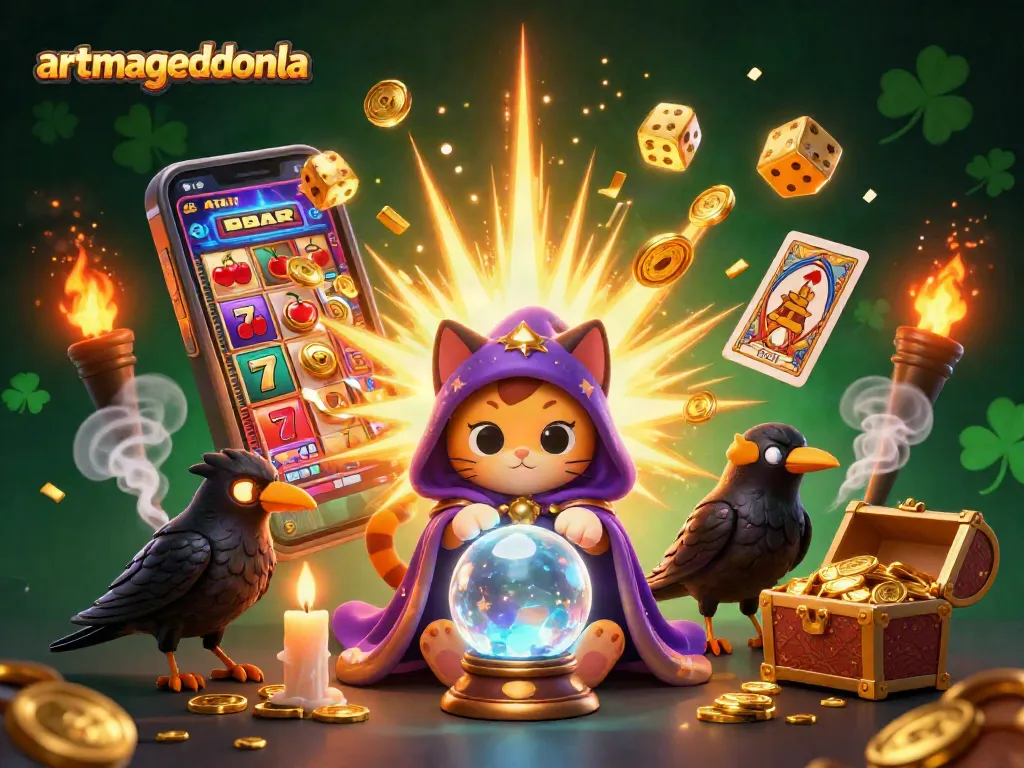 Spin to win with artmageddonla as you uncover the secrets of fortune and mystical winnings.
