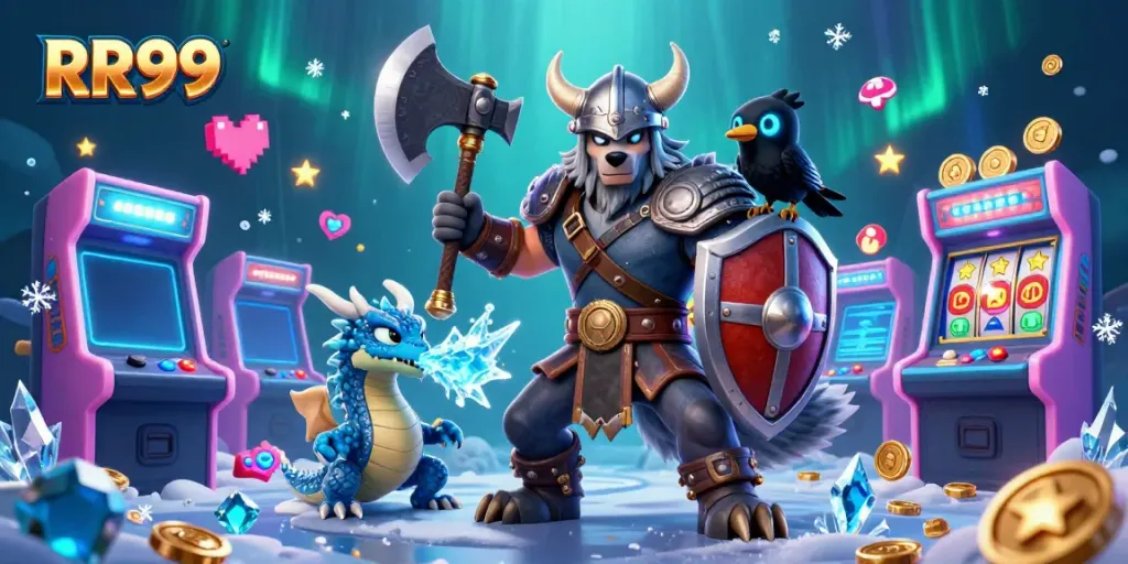 Experience thrilling action with RR99 as Viking warriors, dragons, and casino magic come to life.