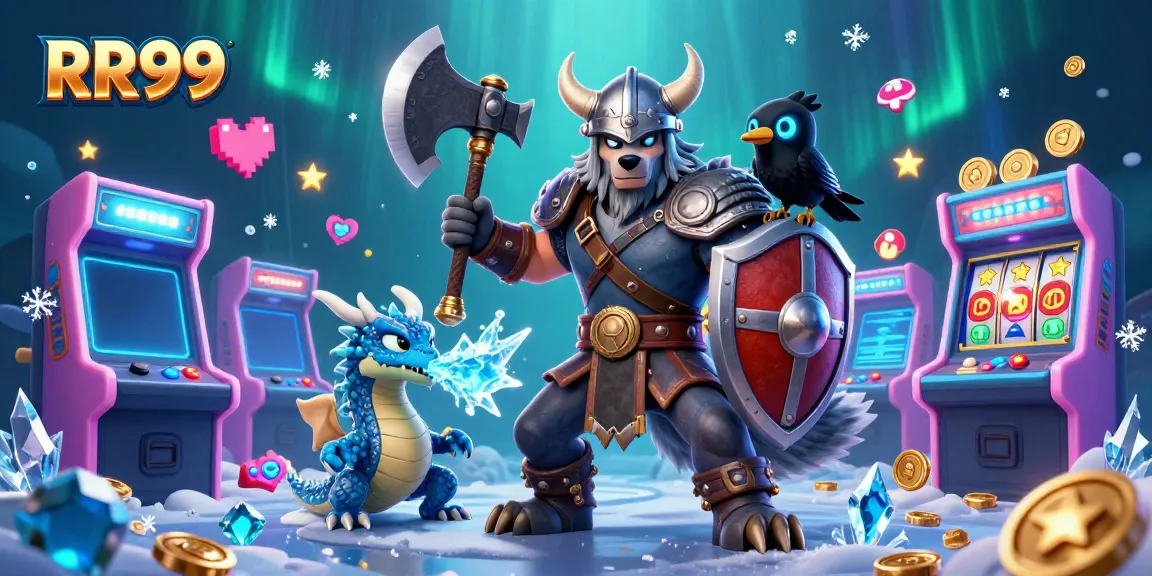 Experience thrilling action with RR99 as Viking warriors, dragons, and casino magic come to life.