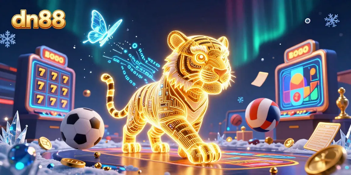 Experience thrilling gameplay at dn88 with a vibrant 3D casino scene filled with dynamic characters and elements.