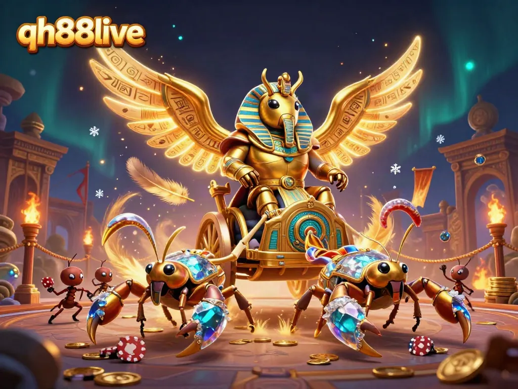 Engage in thrilling bets with qh88live in a vibrant casino scene featuring dynamic elements.