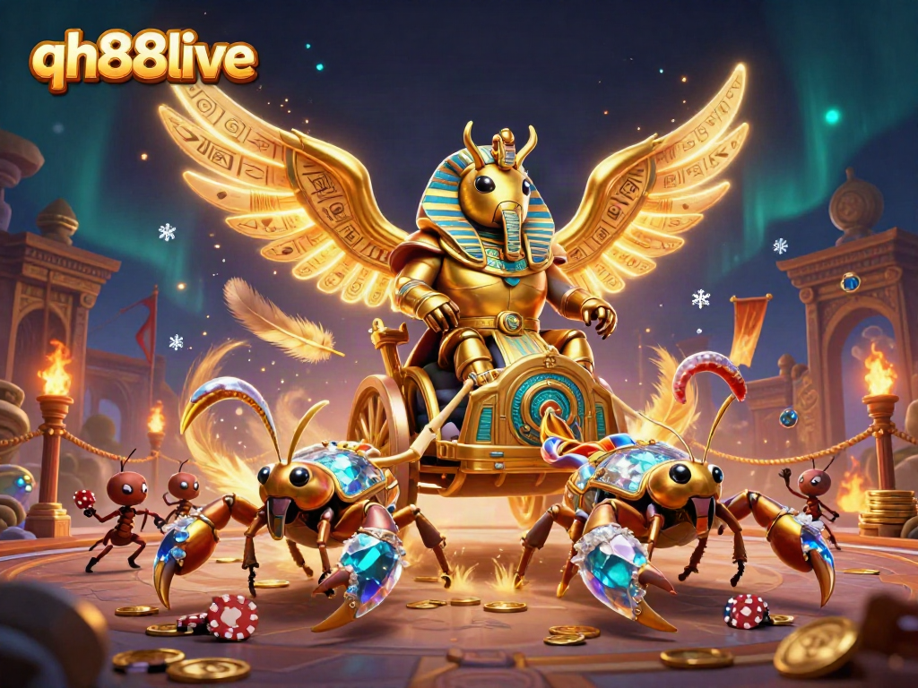 Engage in thrilling bets with qh88live in a vibrant casino scene featuring dynamic elements.