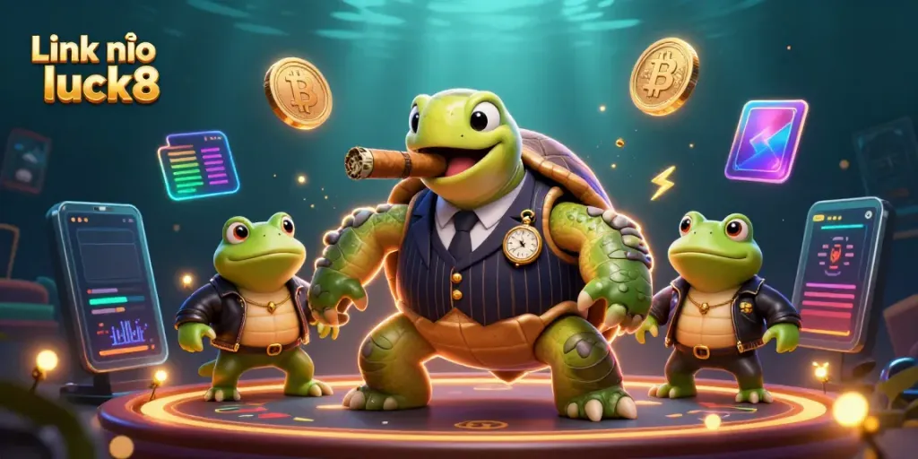 Engage in thrilling casino action with Link vào luck8 in this vibrant, dynamic 3D scene.