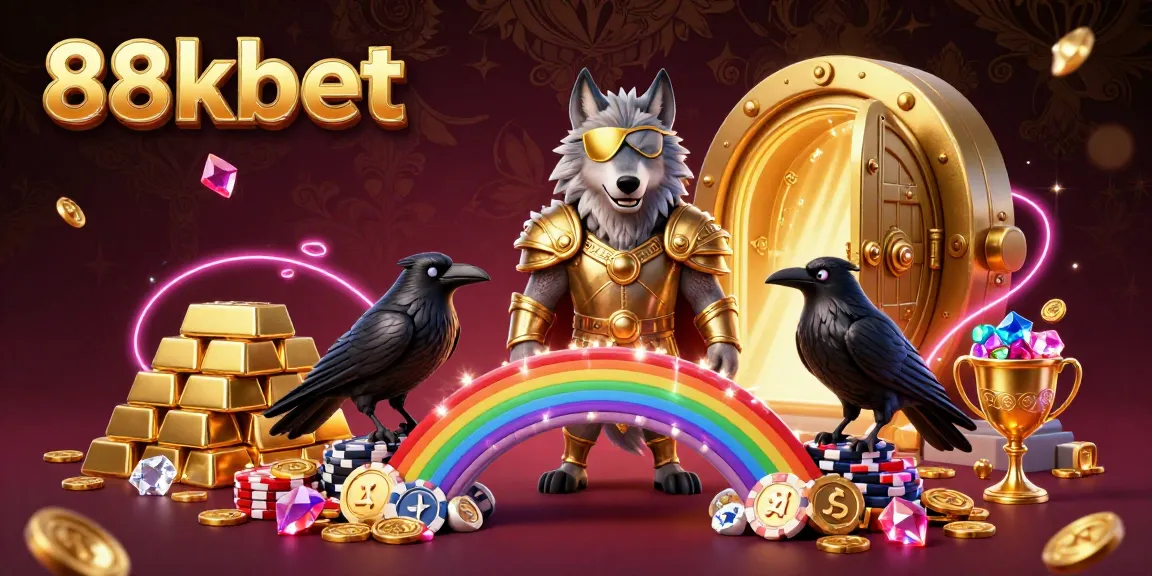 Join Odin and his ravens in the vibrant world of 88kbet, filled with treasures and casino excitement.