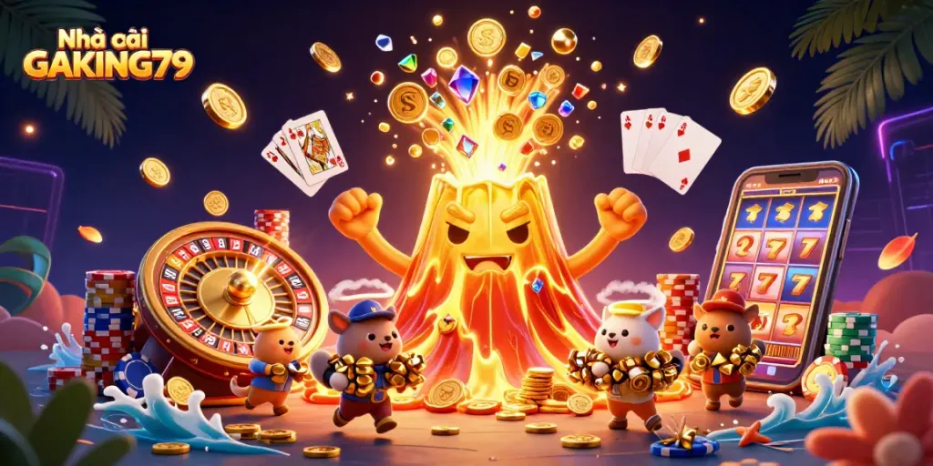 Engage with exciting games at Nhà cái GAKING79 for thrilling wins and vibrant gaming experience.