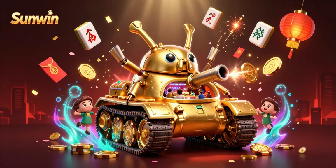 Sunwin reveals exciting 3D golden beetle tank casino with dynamic elements and rich gaming details.