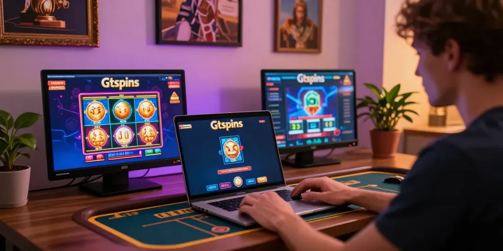 Engaging scene at Gtspins Casino United Kingdom, showcasing online gaming excitement.
