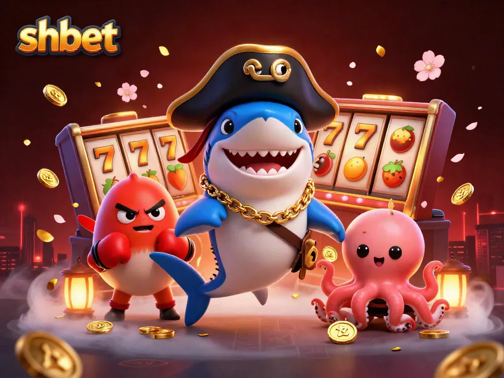 Engage with shbet's thrilling slots featuring a pirate shark, pufferfish, and octopus in 3D action!