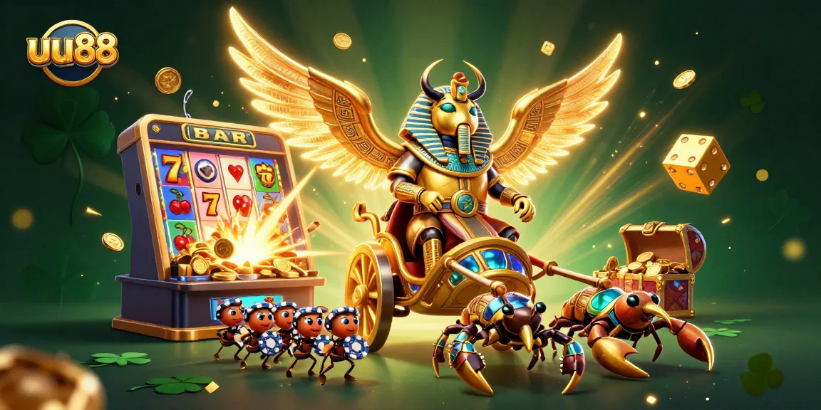 Experience exciting games at uu88 with a vibrant casino scene featuring dynamic elements.