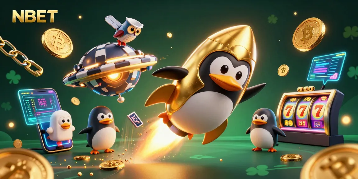 Experience thrilling gameplay with NBET in a vibrant cosmic casino scene.
