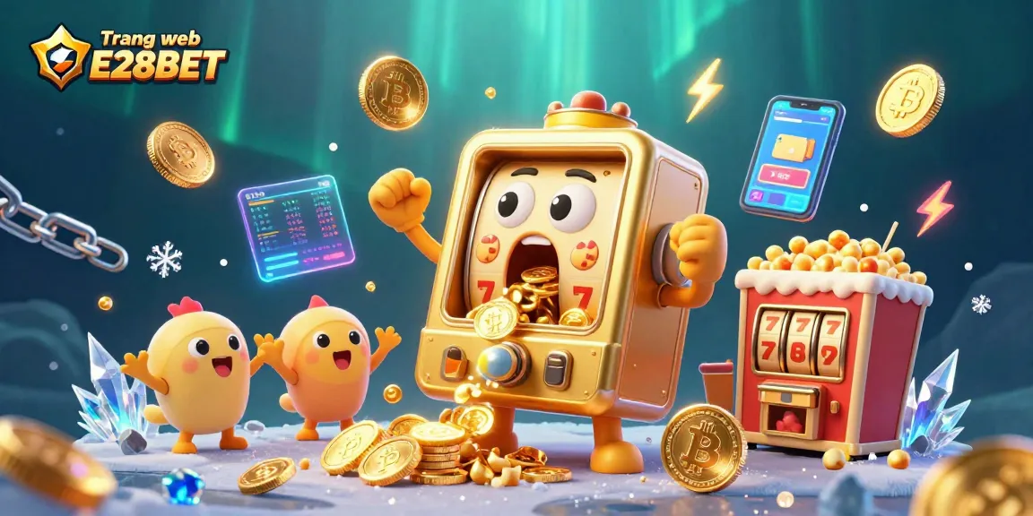 Engage with fun gaming action at Trang web E28BET as slot machines celebrate winning in style.