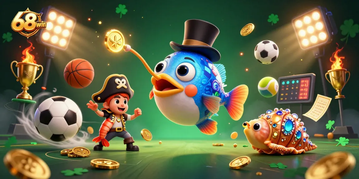 Engage with thrilling slot adventures at 68win featuring vibrant 3D characters and dynamic casino elements.