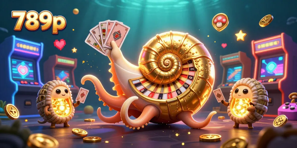 Join the adventure with 789p, where a mystical nautilus and glowing companions engage in thrilling casino games.