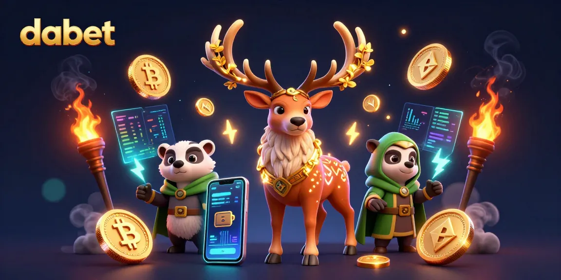 dabet invites players to engage with an enchanting 3D illustration of Celtic elements amid crypto casino gaming.