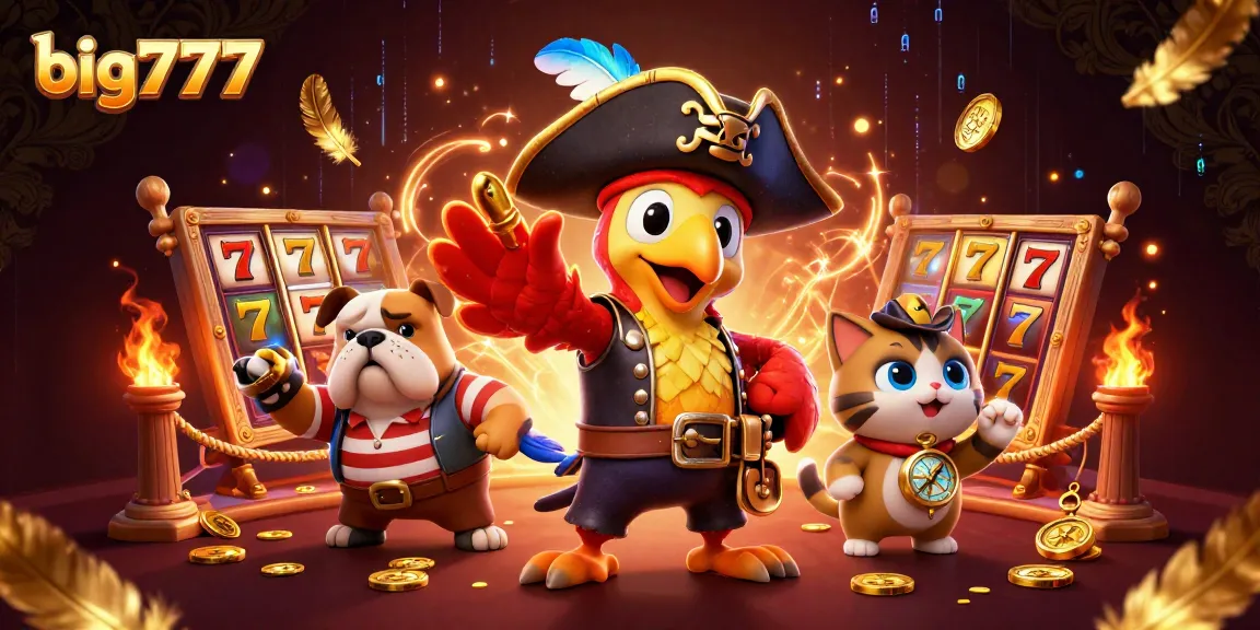 Engage in the thrilling world of big777 slots, with vibrant characters and dynamic gameplay elements.