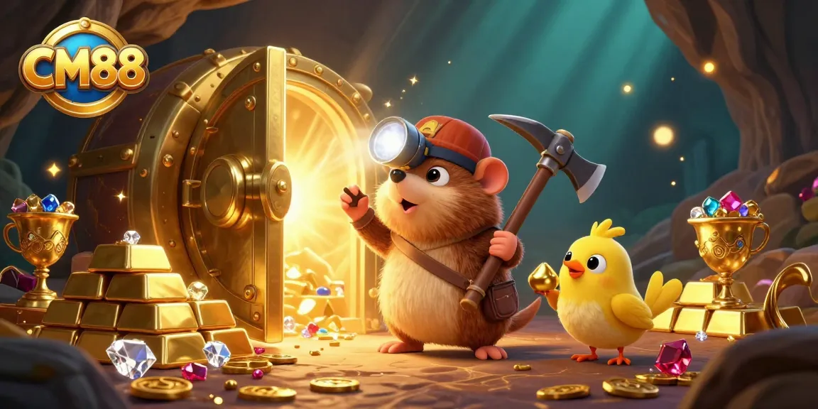Experience vibrant 3D adventures at CM88, where glimmering treasures and captivating games await!