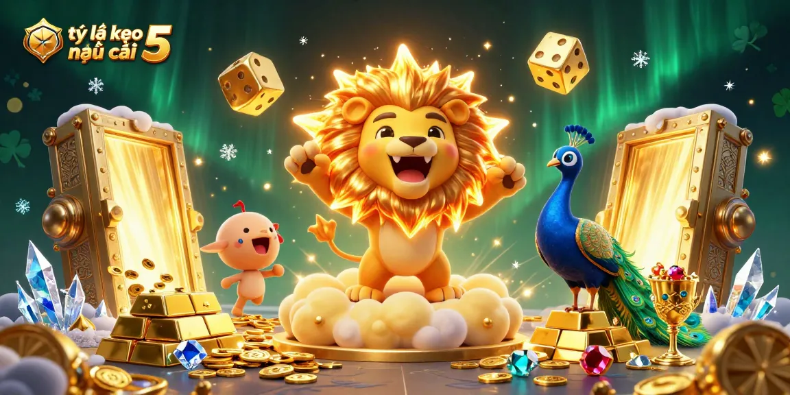 Experience thrilling sports betting with tỷ lệ kèo nhà cái 5 in an energetic casino setting full of riches.
