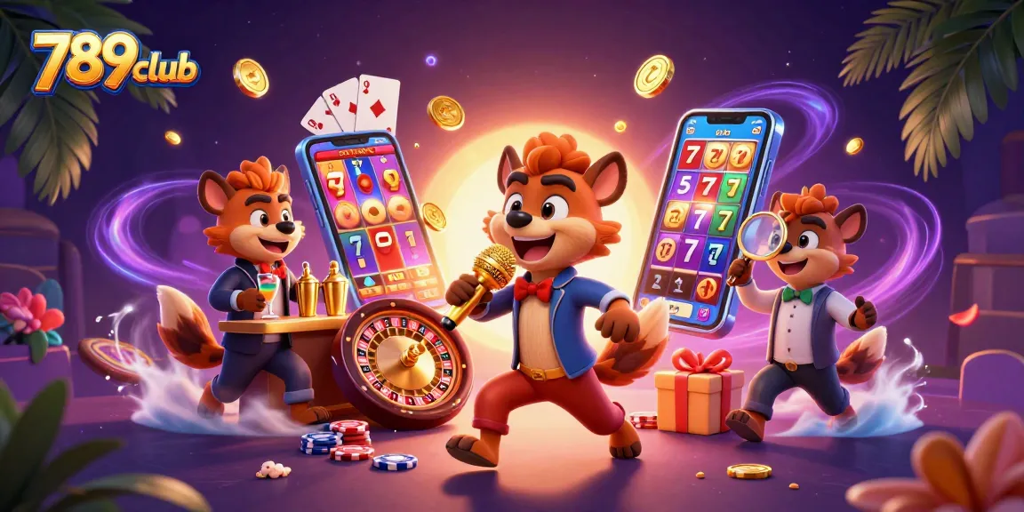 Experience the vibrant 789club casino scene with dynamic games and lively characters in action.