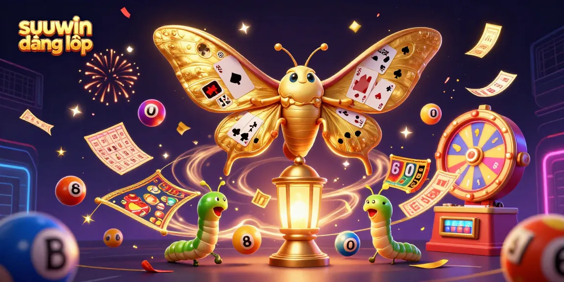 Experience suuwin đăng nhập with a vibrant, dynamic illustration of exciting games and casino elements.